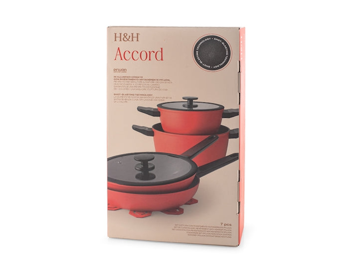 BATTERIA 7 PZ ANTIADERENTE ACCORD - H&H