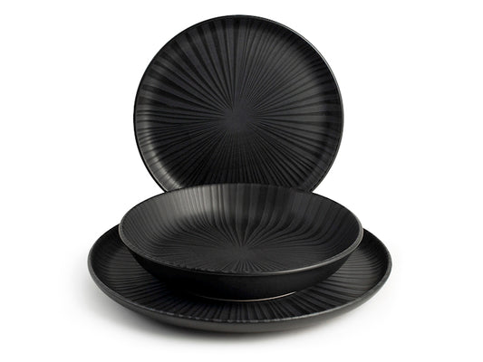 SERVIZIO TAVOLA 18 PZ STONEWARE NORDIC VENERE - H&H