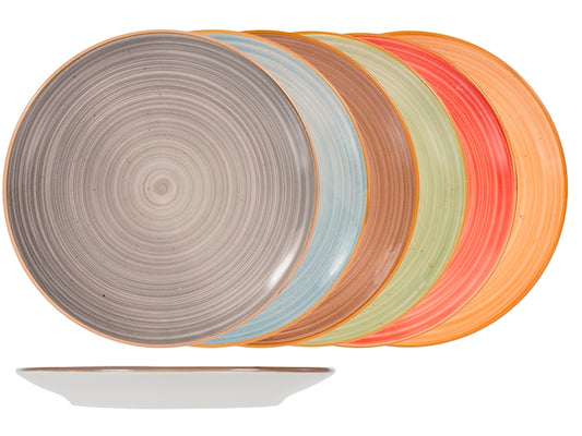 SERVIZIO TAVOLA 18 PZ STONEWARE COUPE OPERA - H&H