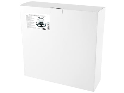 SERVIZIO FONDUTA IN SMALTO BIANCO - H&H