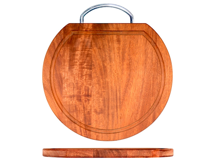 TAGLIERE TONDO IN LEGNO DI ACACIA - H&H