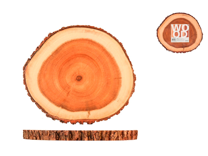 TAGLIERE WOOD TONDO IN LEGNO DI ACACIA - H&H