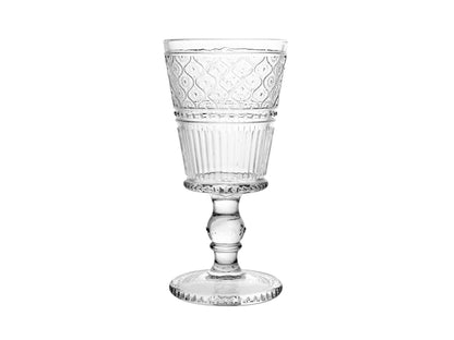 CONFEZIONE DA 6 CALICI VETRO TRASPARENTE ROMANCE 26 CL - H&H