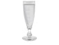 CONFEZIONE DA 6 CALICI VETRO FLUTE DIAMANTATO 16 CL - H&H