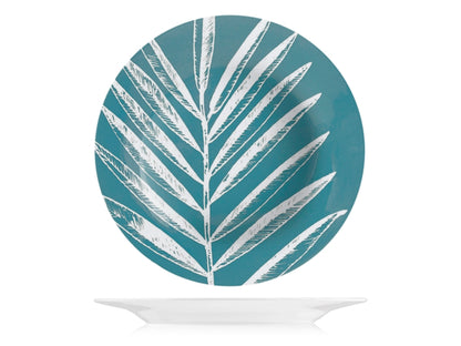 SERVIZIO TAVOLA 18 PZ PORCELLANA BLUE FOLIAGE - H&H