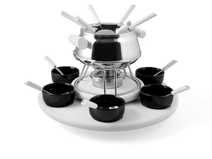 SERVIZIO FONDUTA IN ACCIAIO INOX - H&H