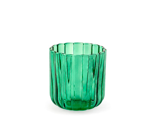 CONFEZIONE DA 6 BICCHIERI VETRO MARGARET VERDE 34 CL - H&H