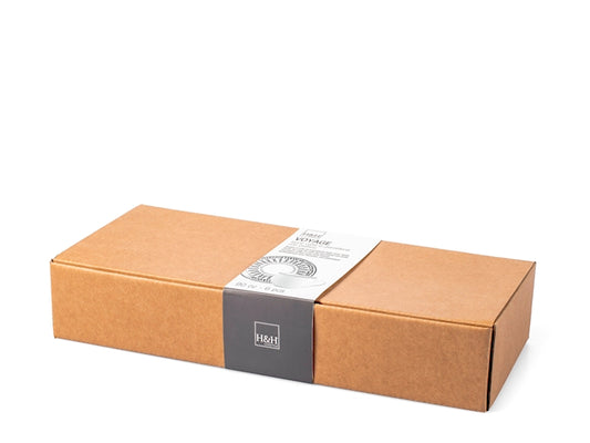 CONFEZIONE DA 6 TAZZE CAFFE' PORCELLANA VOYAGE ROSSO - H&H