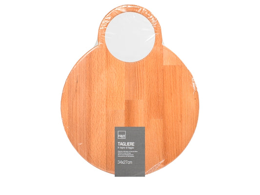 TAGLIERE TONDO IN LEGNO DI FAGGIO - H&H