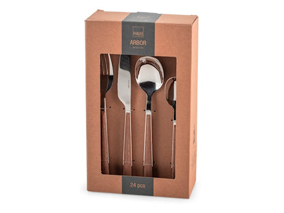 SERVIZIO POSATE 24 PZ INOX ARBOR - H&H