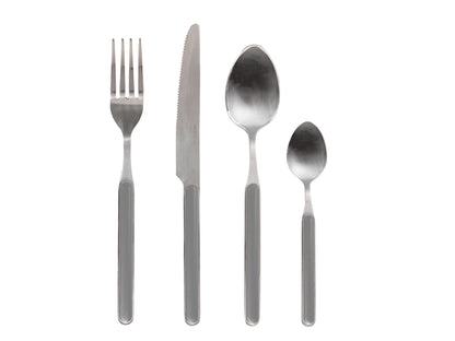 SERVIZIO POSATE 24 PZ INOX DOMO GRIGIO - HOME