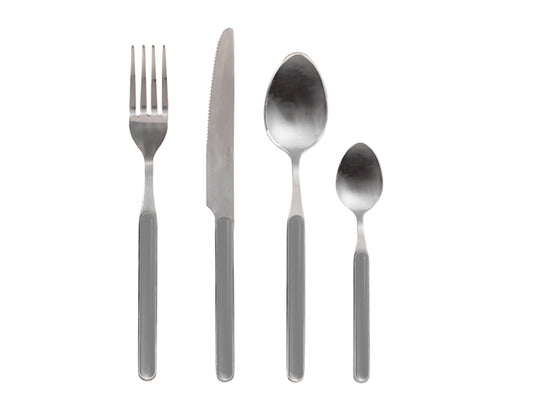 SERVIZIO POSATE 24 PZ INOX DOMO GRIGIO - HOME