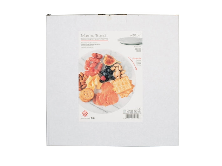 TAGLIERE TONDO IN MARMO GIREVOLE - HOME