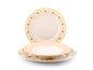 SERVIZIO TAVOLA 18 PZ NEW BONE CHINA AMELIE - H&H