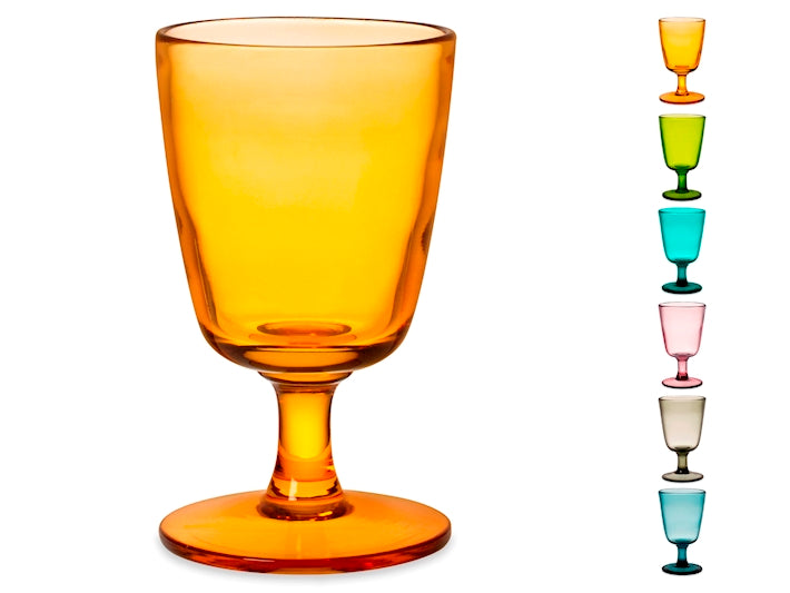 CONFEZIONE DA 6 CALICI VETRO SATURNO 28 CL - H&H