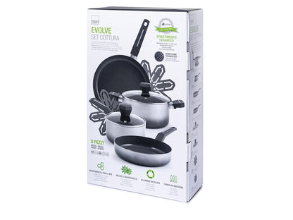 BATTERIA 8 PZ ANTIADERENTE EVOLVE - H&H