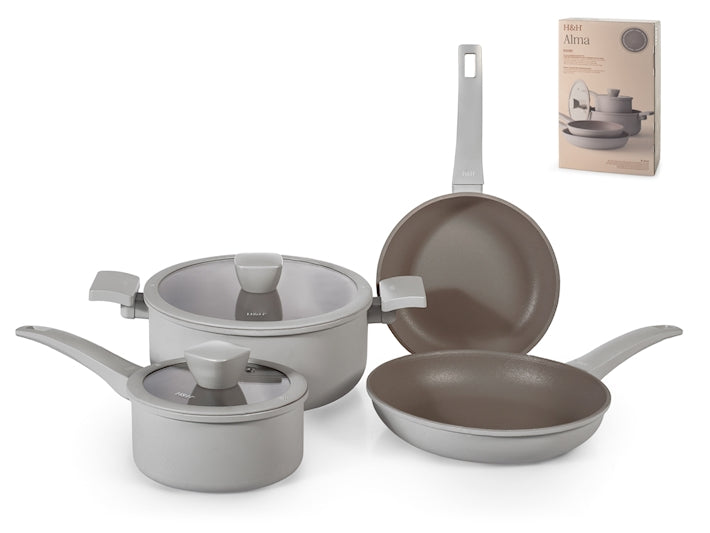 BATTERIA 6 PZ ANTIADERENTE ALMA - H&H