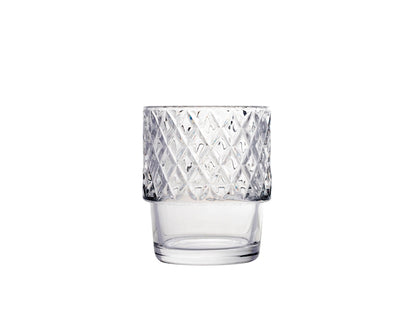 CONFEZIONE DA 6 BICCHIERI VETRO TRASPARENTE BAROQUE 28 CL - H&H