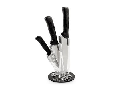 CEPPO DA 3 COLTELLI ACCIAIO INOX - H&H