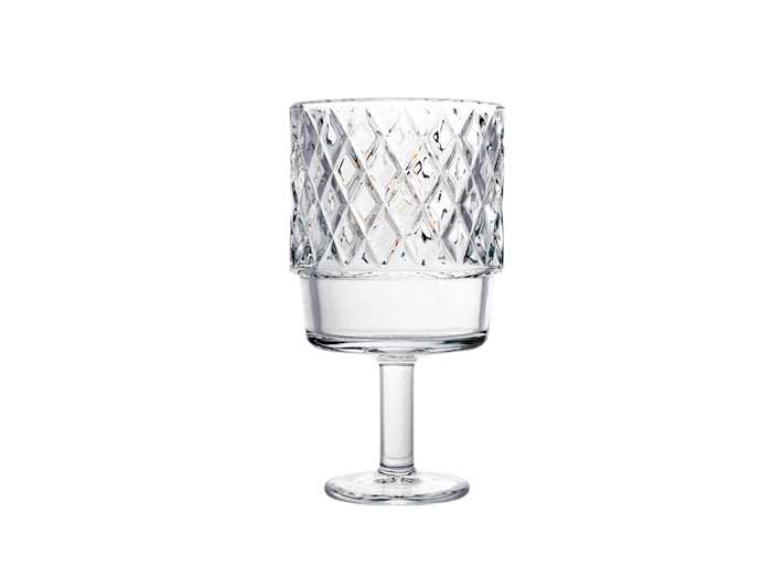 CONFEZIONE DA 6 CALICI VETRO TRASPARENTE BAROQUE 30 CL - H&H