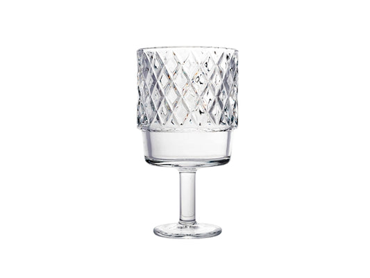 CONFEZIONE DA 6 CALICI VETRO TRASPARENTE BAROQUE 30 CL - H&H