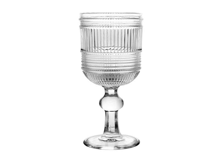 CONFEZIONE DA 6 CALICI VETRO HYDRA TRASPARENTE 24 CL - H&H